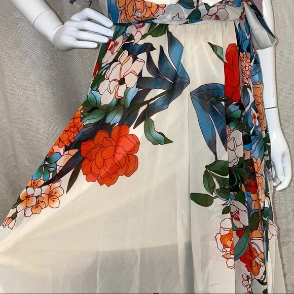 Une Ame Dress Floral Pattern Long - Picture 14 of 14